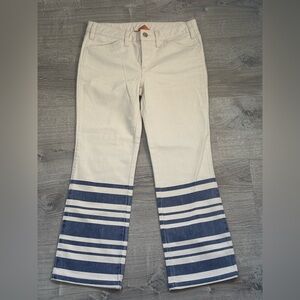 ❤️NEW ‘TORY BURCH’ OFF WHITE FUN JEANS SIZE 26